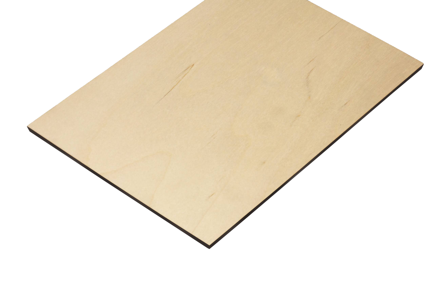 Lasersheets 10 x A4 4mm Berken multiplex | 210 x 297 mm | Value pack | Voor lasersnijden, modelbouw, hobby, CNC, pyrografie