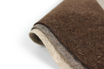 Bundel Wolvilt 1 mm, 3 st. à 100 x 50 cm