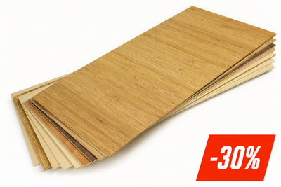 Bundel Crossgrain hout verrassing, 1,5 tot 6 mm