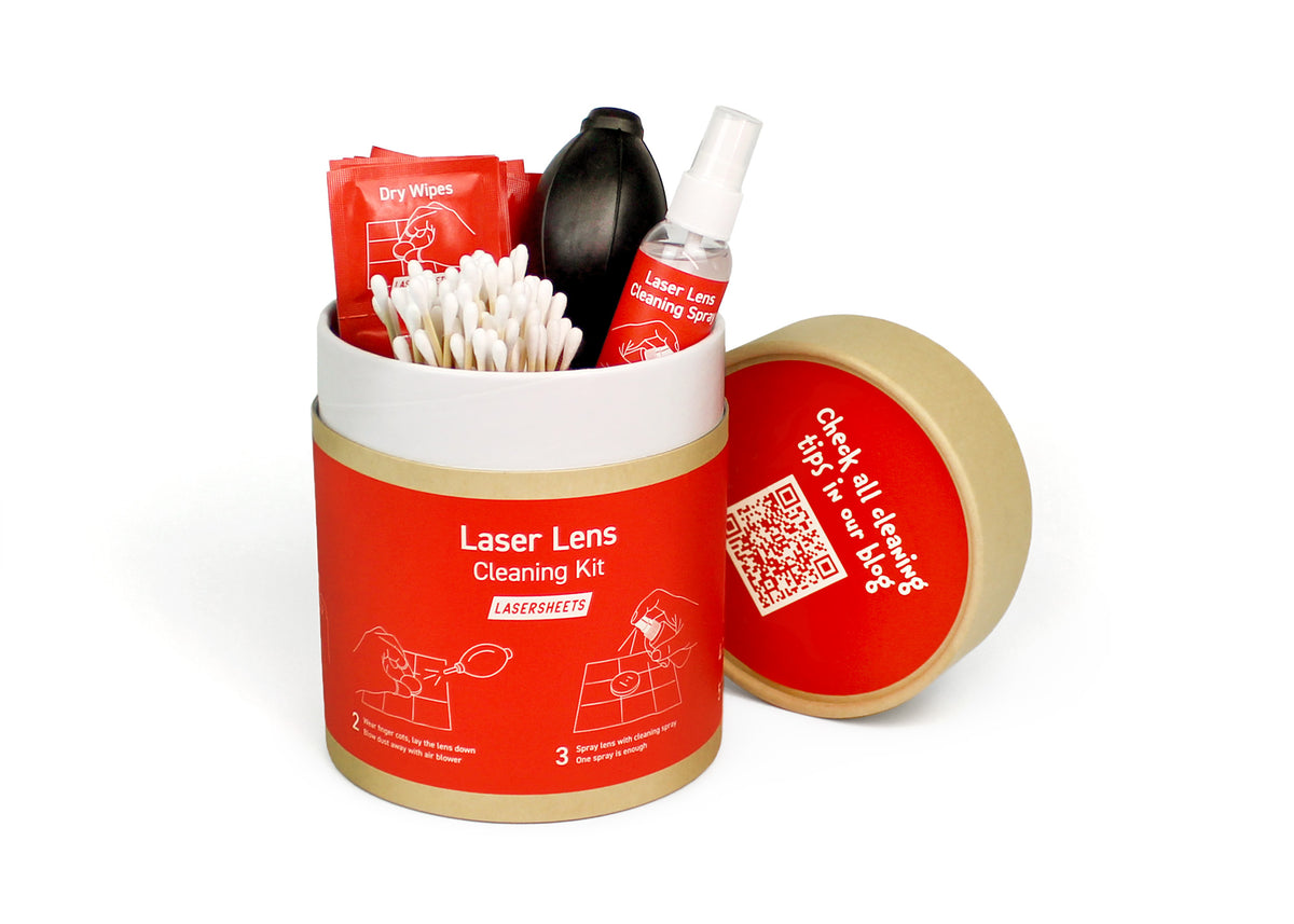 Laser Lens Cleaning Kit | Optimaal Laseronderhoud | – Lasersheets