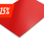 Economy graveerplaat 1.5 mm rood met witte kern - Lasersheets - sale 15%