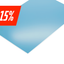 Premium graveerplaat 1.5 mm lichtblauw met witte kern - Lasersheets - sale 15%