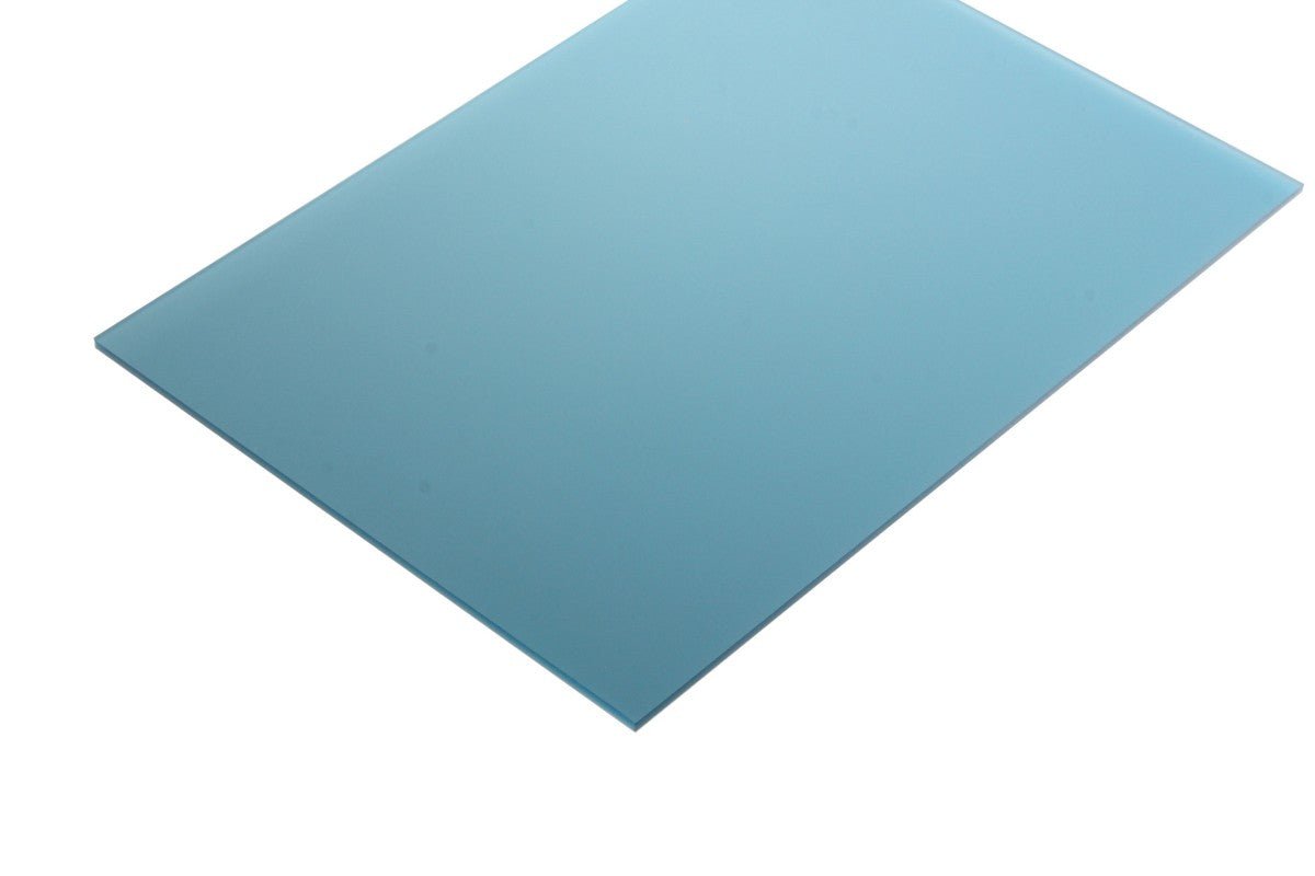 Frost acrylaat 3.0 mm peacock blue Green Cast® - Lasersheets