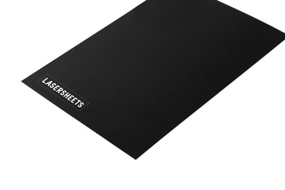 Graveerplaat 0.8 mm zwart-wit - Lasersheets